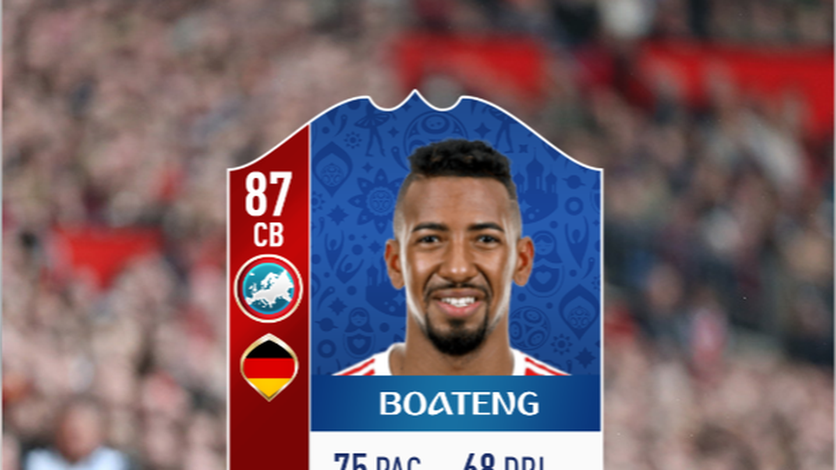Jerome Boateng (FC Bayern München) - Gesamtstärke 87