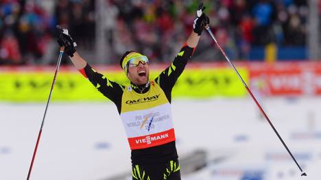 Jason Lamy Chappuis gewann gemeinsam mit Francois Braud Gold im Teamsprint