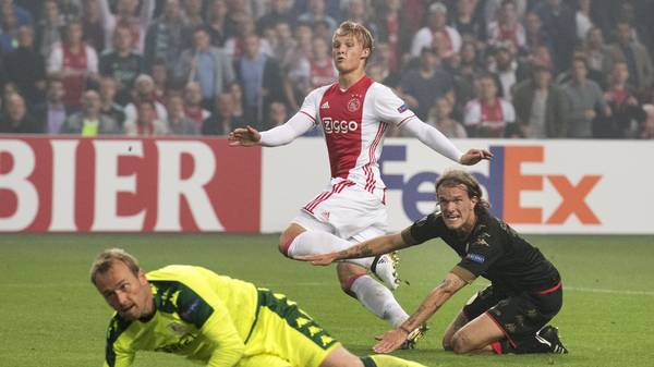 Kasper Dolberg (19 Jahre, Ajax Amsterdam)