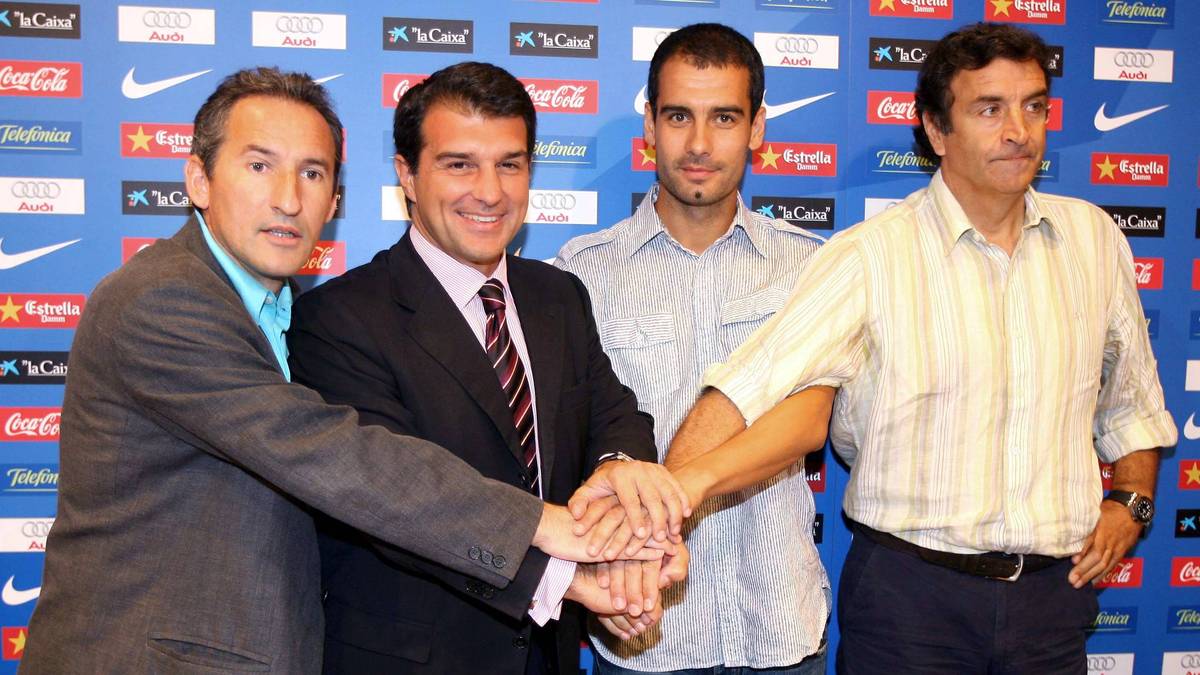 Guardiola ist zu diesem Zeitpunkt noch weit von einer Trainerkarriere entfernt. Erst sieben Jahre nach Mourinho übernimmt der Spanier nach seinem Karriereende das B-Team seines Heimatvereins Barcelona. Als in der darauffolgenden Saison ein Nachfolger für Frank Rijkaard als Trainer der ersten Mannschaft gesucht wird, kommen sich Mourinho und Guardiola erstmals in die Quere