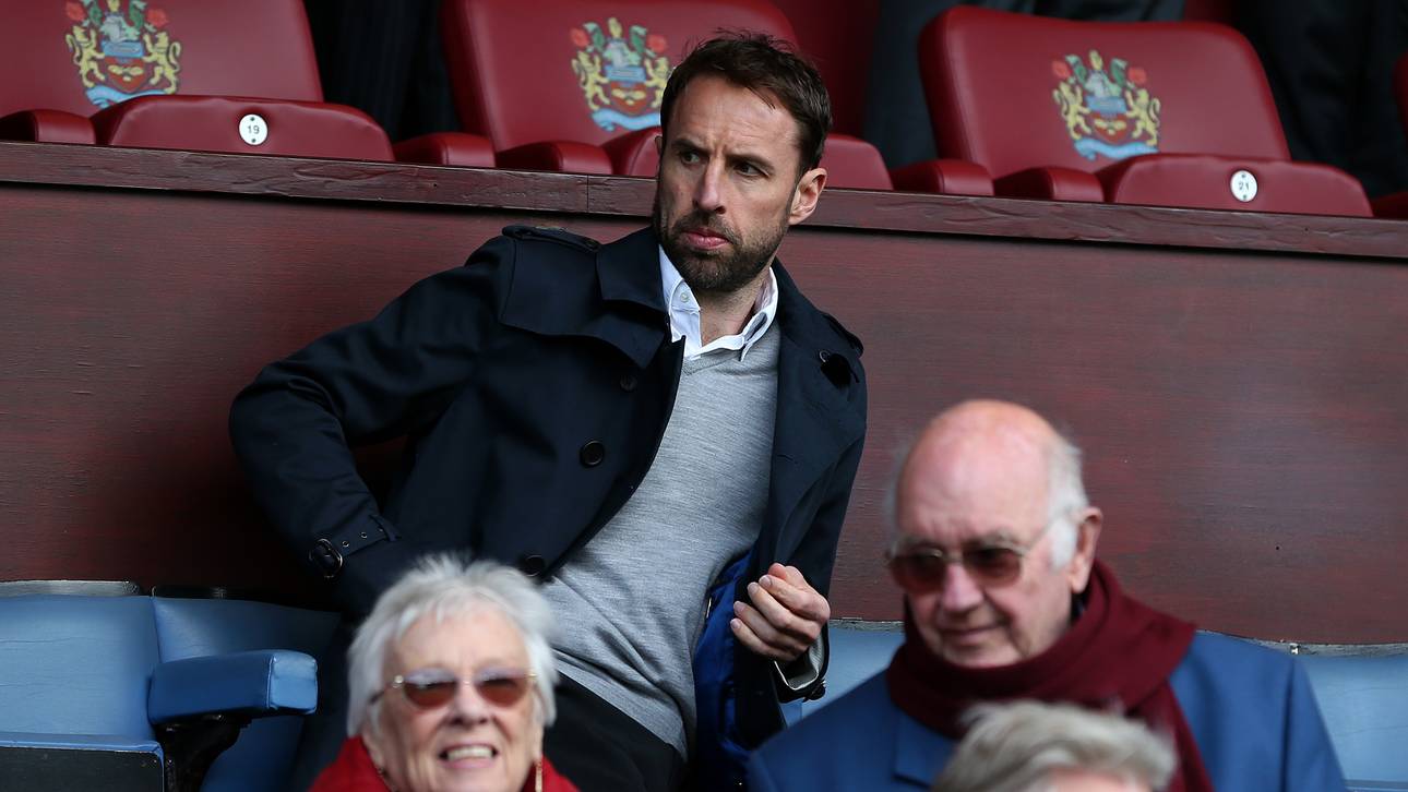 Gareth Southgate trainiert Englands U21 seit 2013 Harry Kane