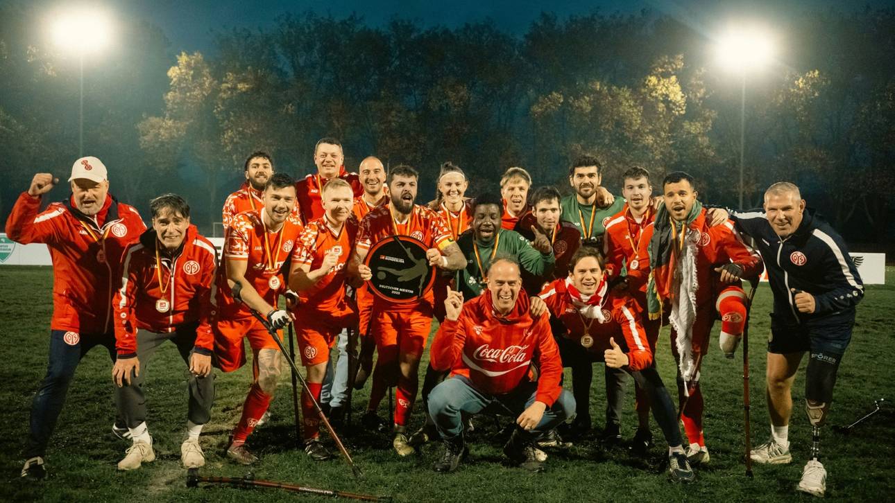 Amputierten-Fußball: Mainz Meister