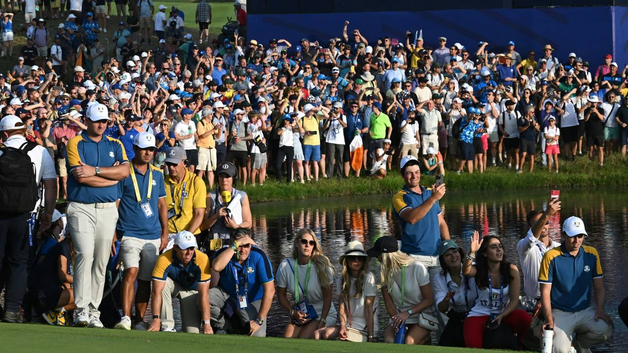 Großbrand auf Ryder-Cup-Anlage in Rom