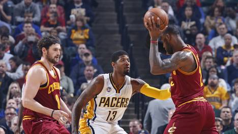 Cleveland Cavaliers, Indiana Pacers, NBA, LeBron James, Paul George, Kevin Love