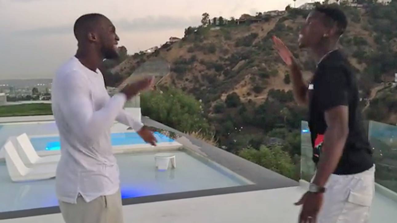 Pogba mit Jubeltanz für Lukaku