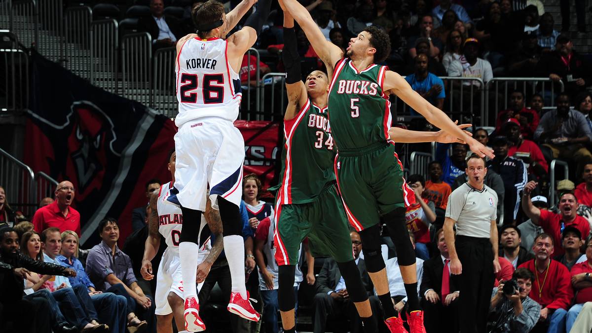 Immerhin läuft es im Spiel für Atlanta. Innerhalb von 65 Sekunden ballert Kyle Korver eine zweistellige Führung heraus