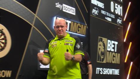 Am dritten Spieltag der Premier League of Darts liefern sich Darts-Weltmeister Luke Humphries und Michael van Gerwen ein packendes Duell um den Tagessieg in Glasgow.