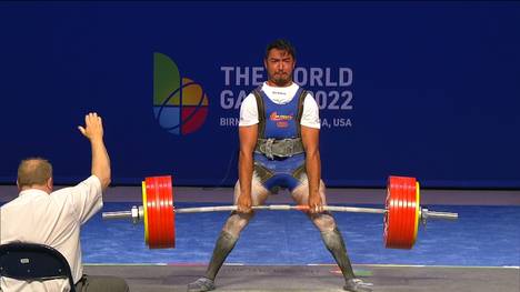 Alexis Maher konnte bei den World Games in Birmingham im Mittelgewicht bei den Powerliftern keine Medaille gewinnen. Trotzdem setzte er DAS Highlight des Wettkampfes.