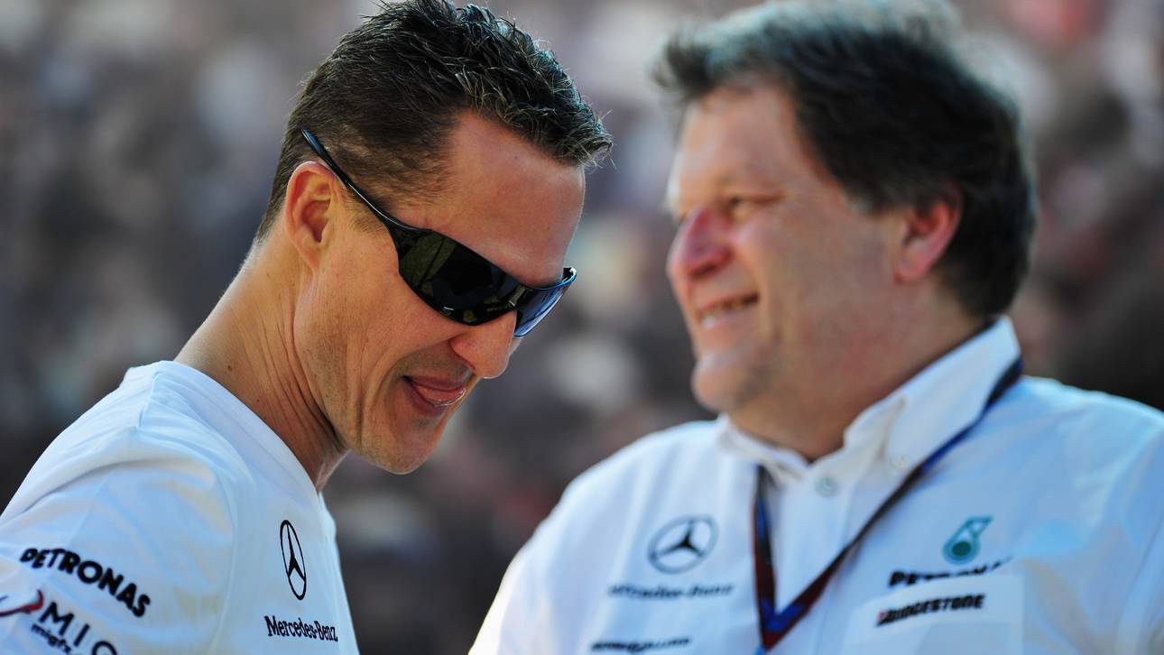MIchael Schumacher und Norbert Haug