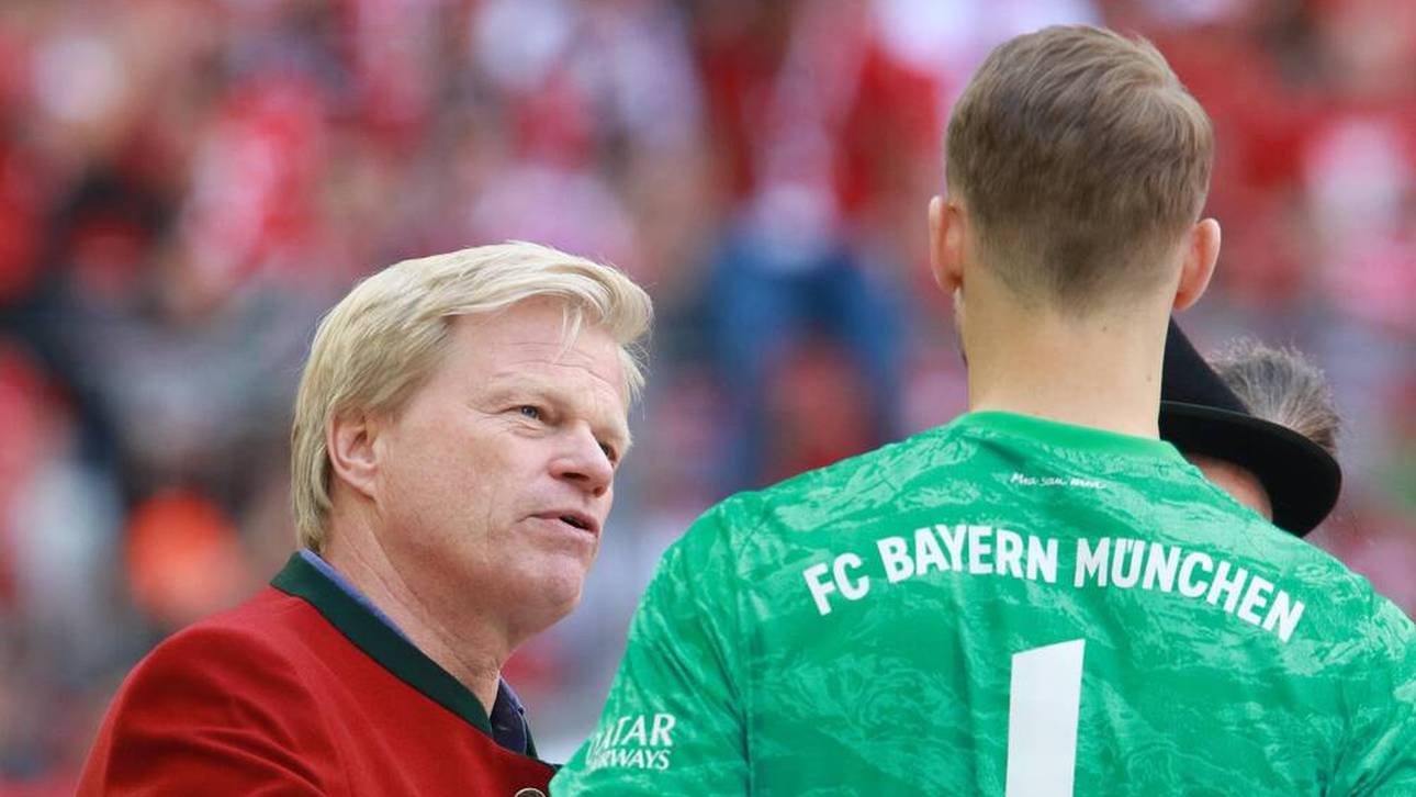 Oliver Kahn (l.) spricht über ein DFB-Comeback von Manuel Neuer