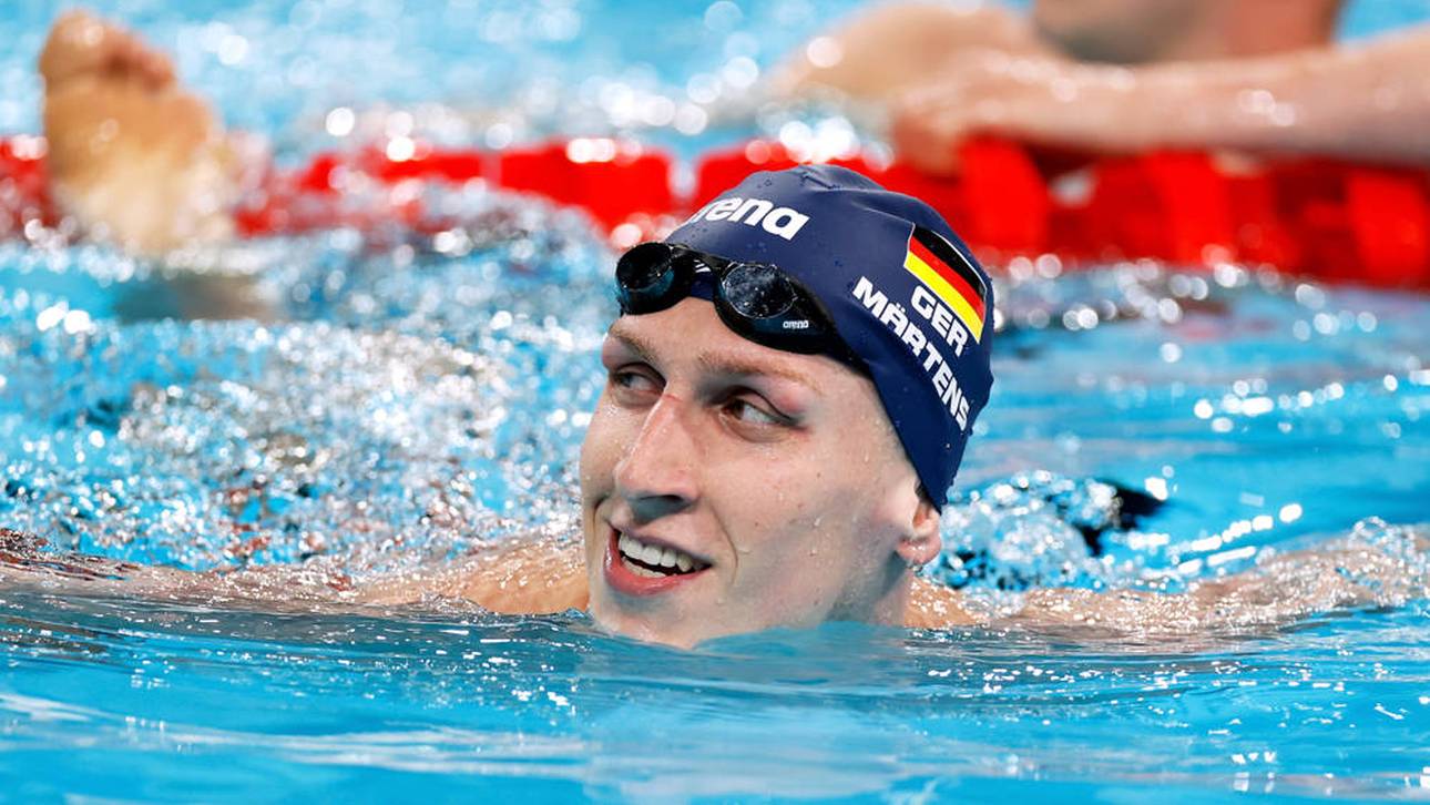 Lukas Märtens triumphierte bei den Olympischen Spielen in Paris über 400 m  Freistil