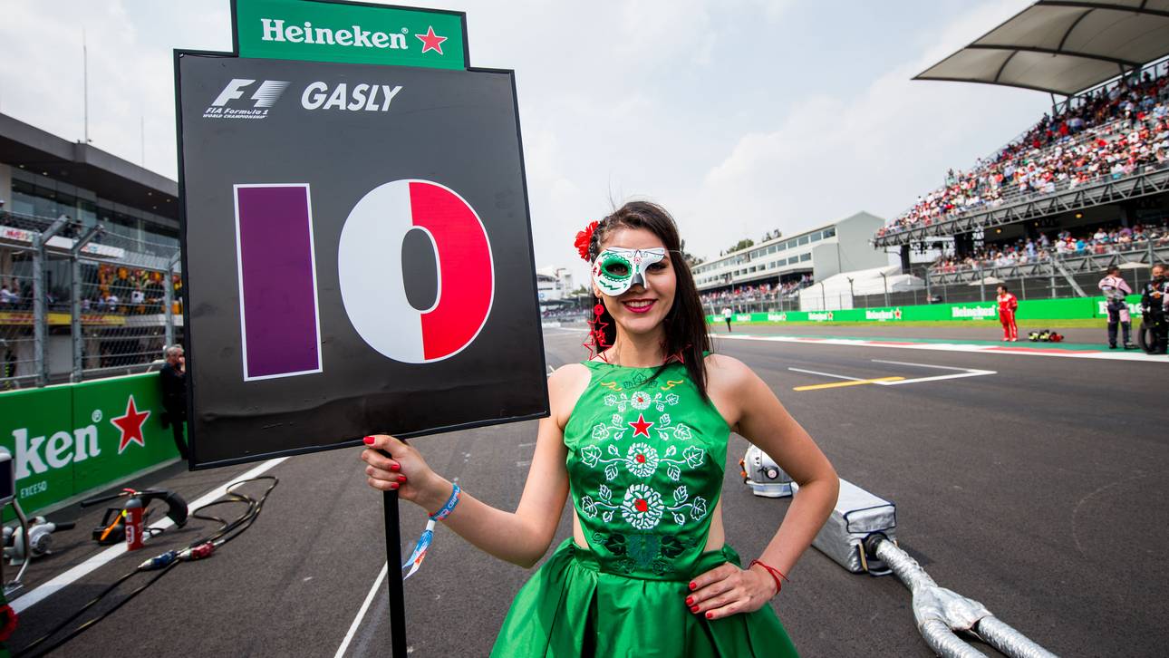Formel-1-Stars pro Grid Girls