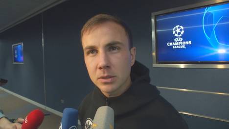 Mario Götze ist nach der 3:2-Niederlage von Eintracht Frankfurt positiv gestimmt, weil die Leistung der Mannschaft stimmte. 