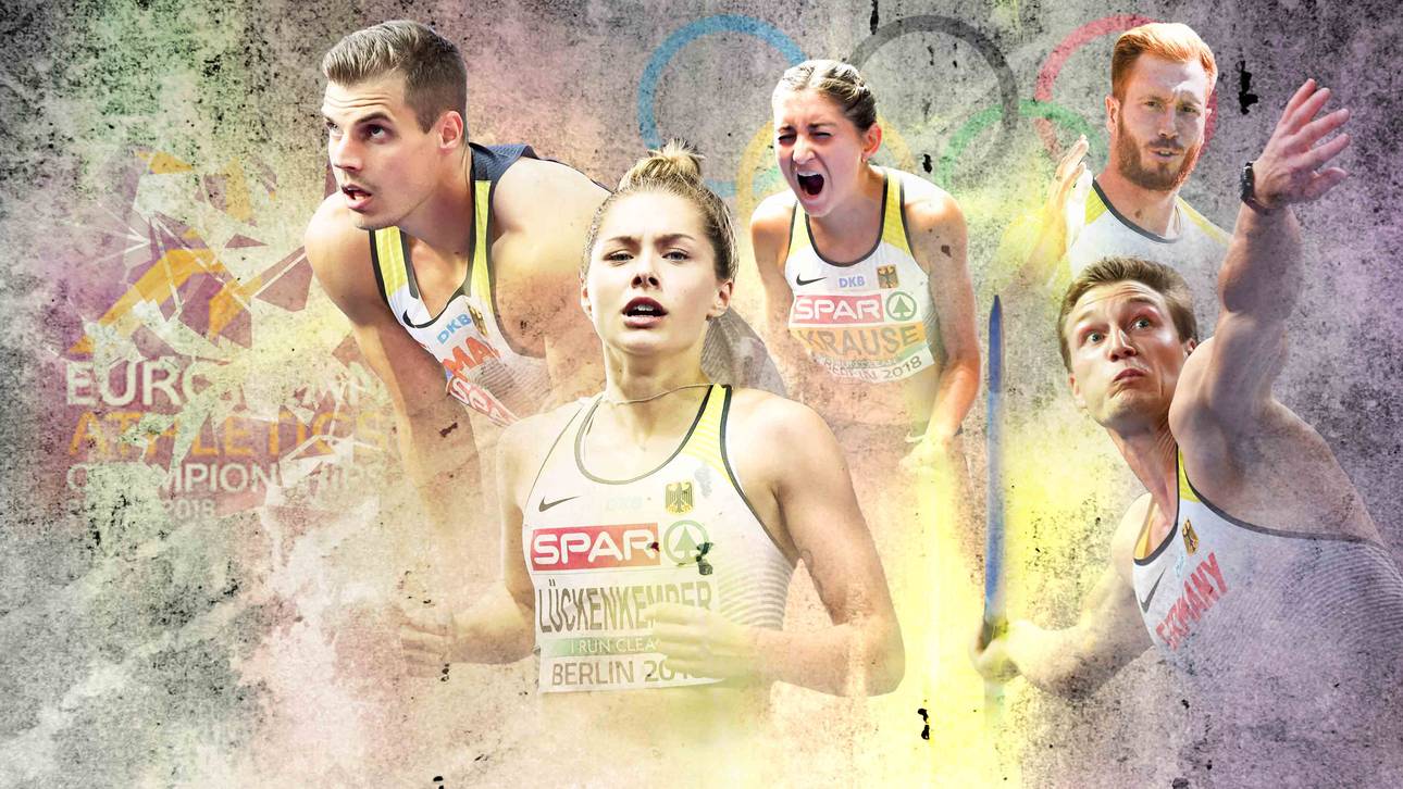 Leichtathleten im SPORT1-Check