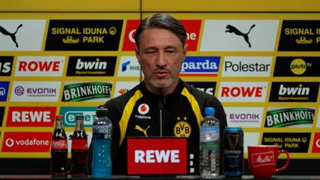 BVB-Trainer Niko Kovac äußert sich auf der Pressekonferenz zur Stürmer-Thematik und erläutert, dass Serhou Guirassy im Rennen mit Fabio Silva die Nase vorn hat.