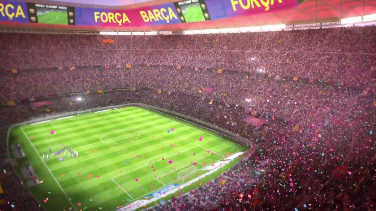 Mit 99.354 Plätzen liegt das aktuelle Camp Nou knapp unter der magischen Grenze von 100.000 - das soll sich ändern. Im neuen Barca-Stadion werden den Plänen zufolge 105.000 Zuschauer Platz finden