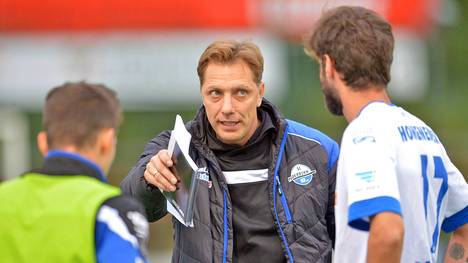 Rene Müller als Trainer vom SC Paderborn