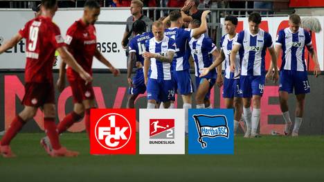 In einem wilden Spiel gewinnt Hertha BSC beim 1. FC Kaiserslautern 4:3 und nimmt die drei Punkte mit nach Hause. Der FCK kam dabei zweimal nach Rückstand zurück, gab aber auch selbst eine Führung aus der Hand.