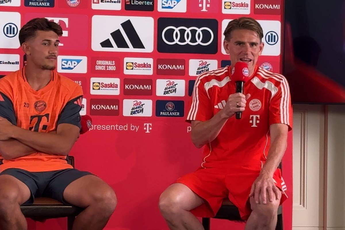 Bayerns Joao Palhinha hat eine schwierige Saison hinter sich. Sportdirektor Christoph Freund spricht über die zukünftige Rolle des Portugiesen.