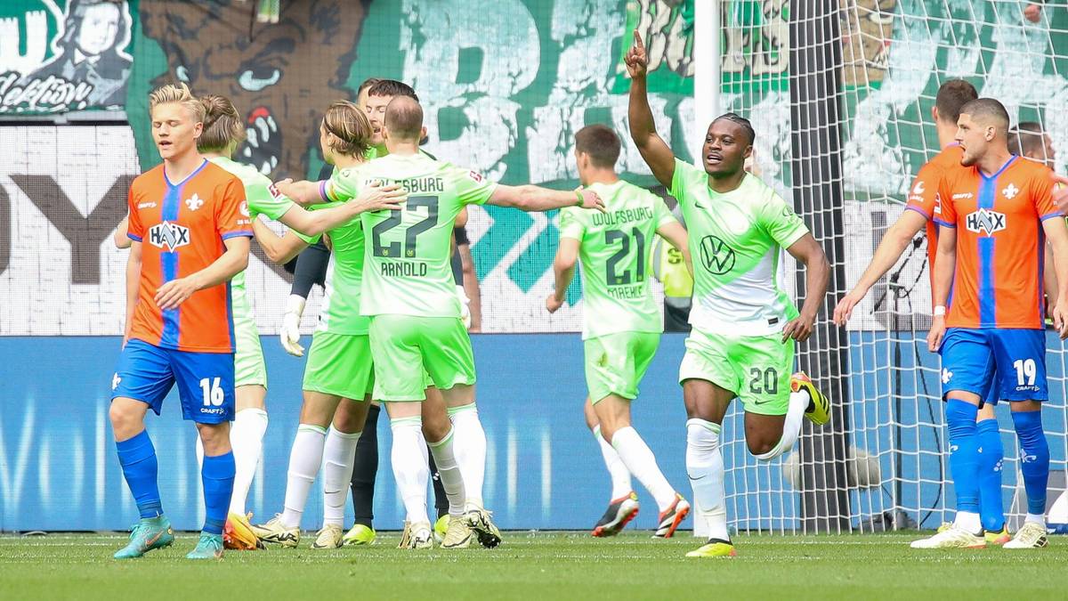 Jonas Wind traf für die siegreichen Wolfsburger zum 2:0