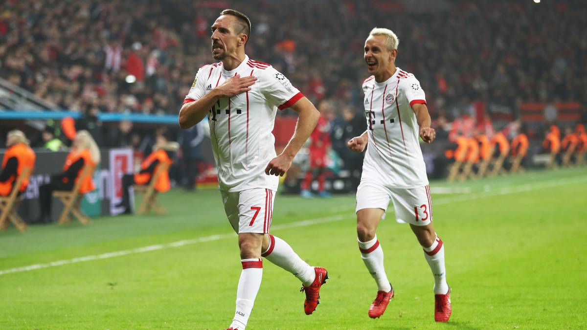 Ribery bejubelt seinen ersten Treffer in der laufenden Bundesligasaison