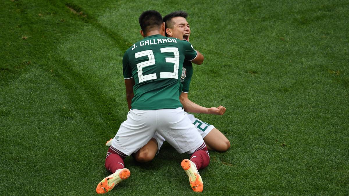 Record: "Mexiko erfüllt sich Traum gegen Deutschland. Mit Autorität und Stärke lieferte El Tri eine exzellente erste Vorstellung gegen Deutschland in Moskau ab"