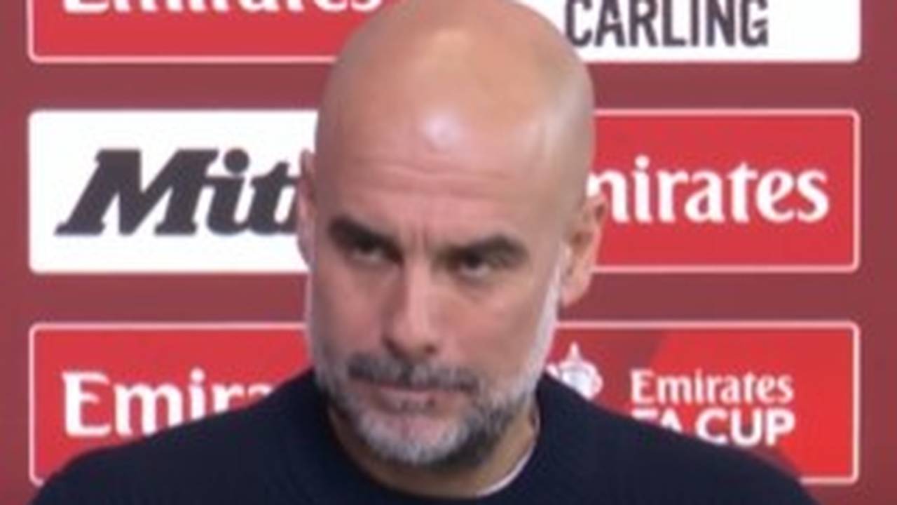 Javier Tebas? Auf diese Frage hat Pep Guardiola keine Lust!