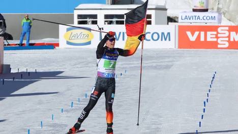 Kann Justus Strelow auch zum Auftakt der Biathlon-WM jubeln?