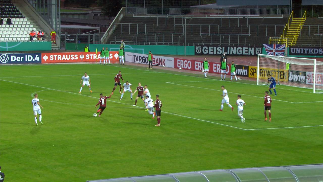 SSV Ulm - 1. FC Nürnberg (0:1): Tor und Highlights | DFB-Pokal