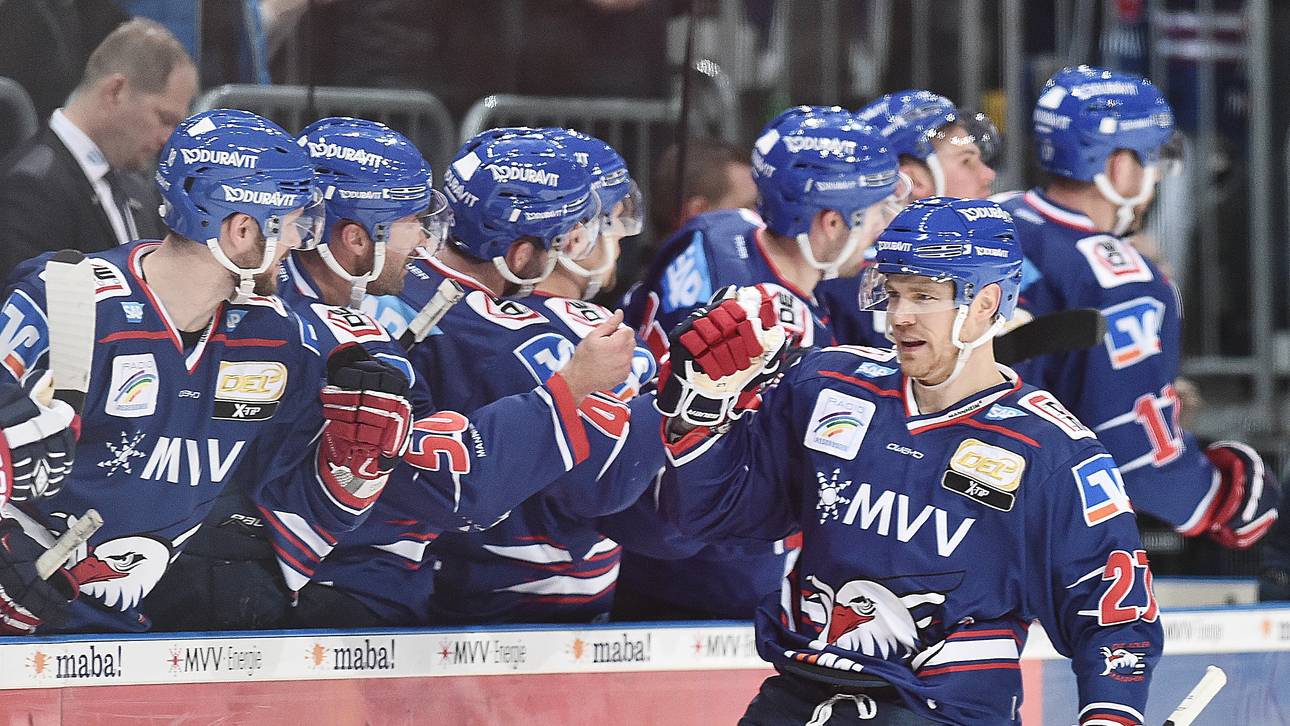 Adler Mannheim steuern Playoffs an
