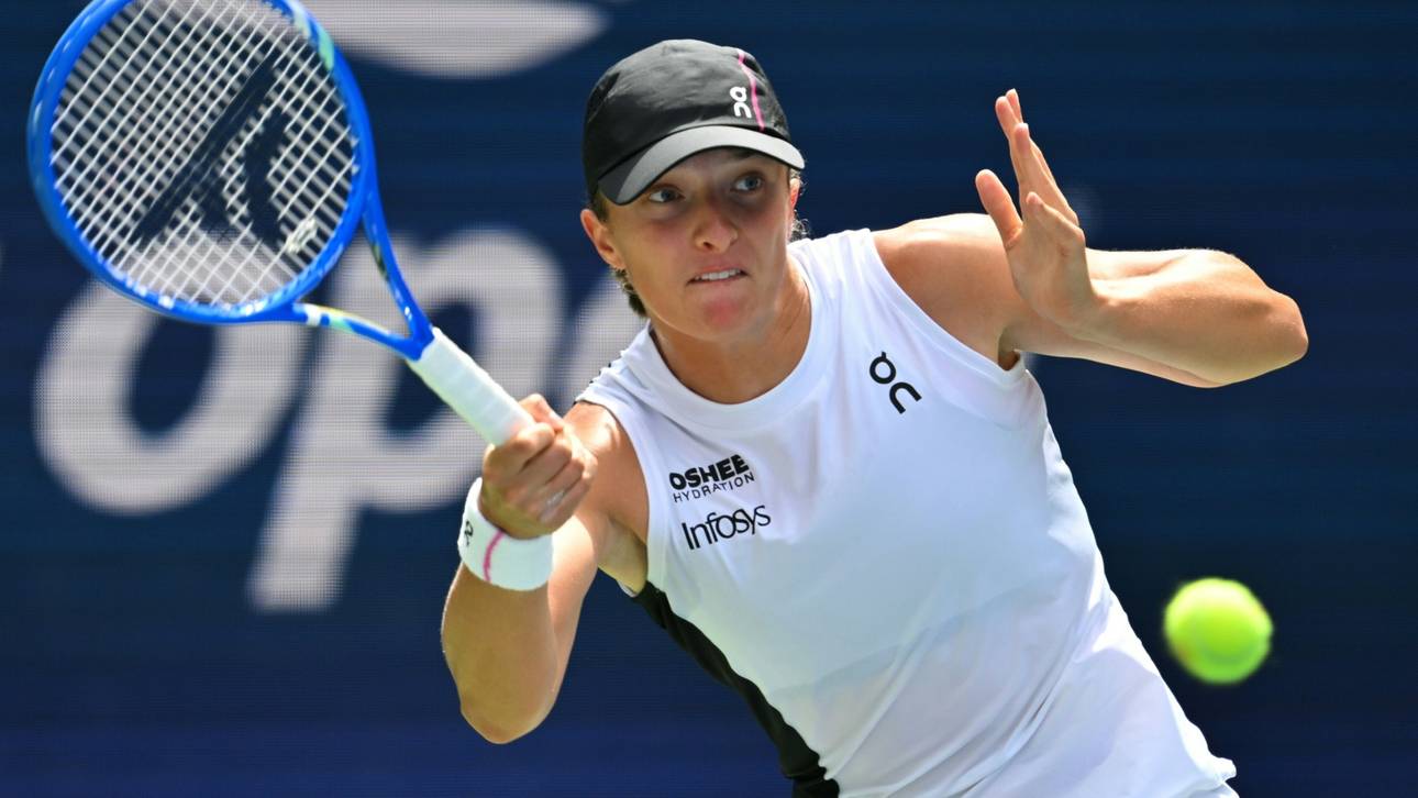 Starke Swiatek erreicht Viertelfinale in New York