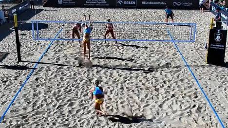 Im deutschen Duell behält das Duo um Sinja Tillmann und Svenja Müller die Oberhand. Louisa Lippmann und Melanie Paul müssen die nächste bittere Pleite hinnehmen.