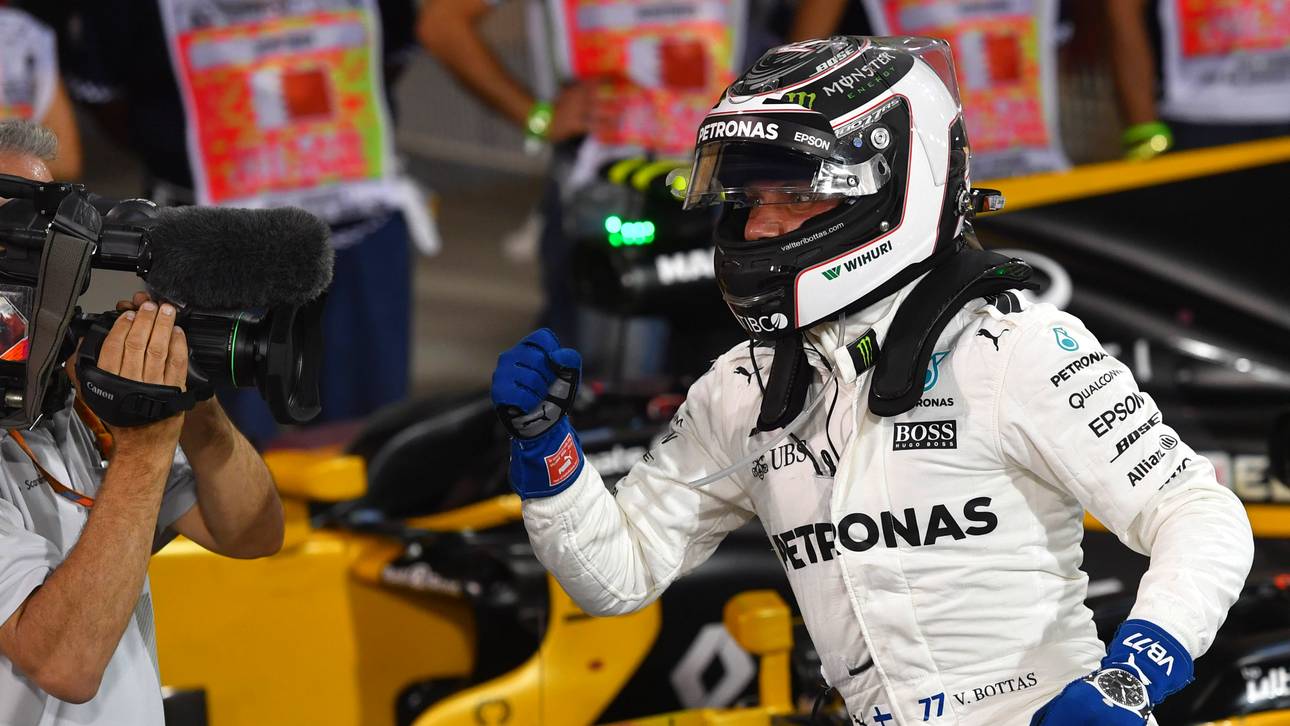 Bottas schnappt Hamilton Pole weg