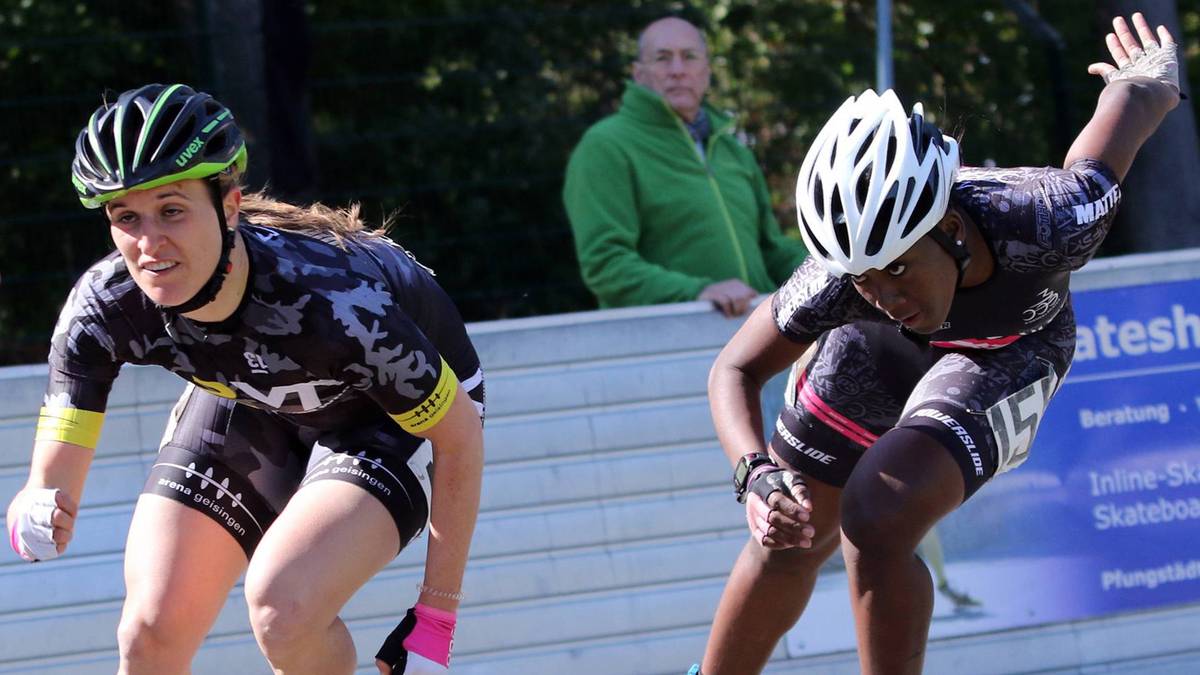 SPEEDSKATING: Mareike Thum (l.) machte es 2013 sogar noch besser als Rijhnen, holte Silber im Sprint über 1000 Meter. Bei der WM 2016 fuhr die 26 Jahre alte Polizistin ebenfalls auf den zweiten Platz - höchste Zeit für das erste Einzel-Gold bei den World Games in Polen