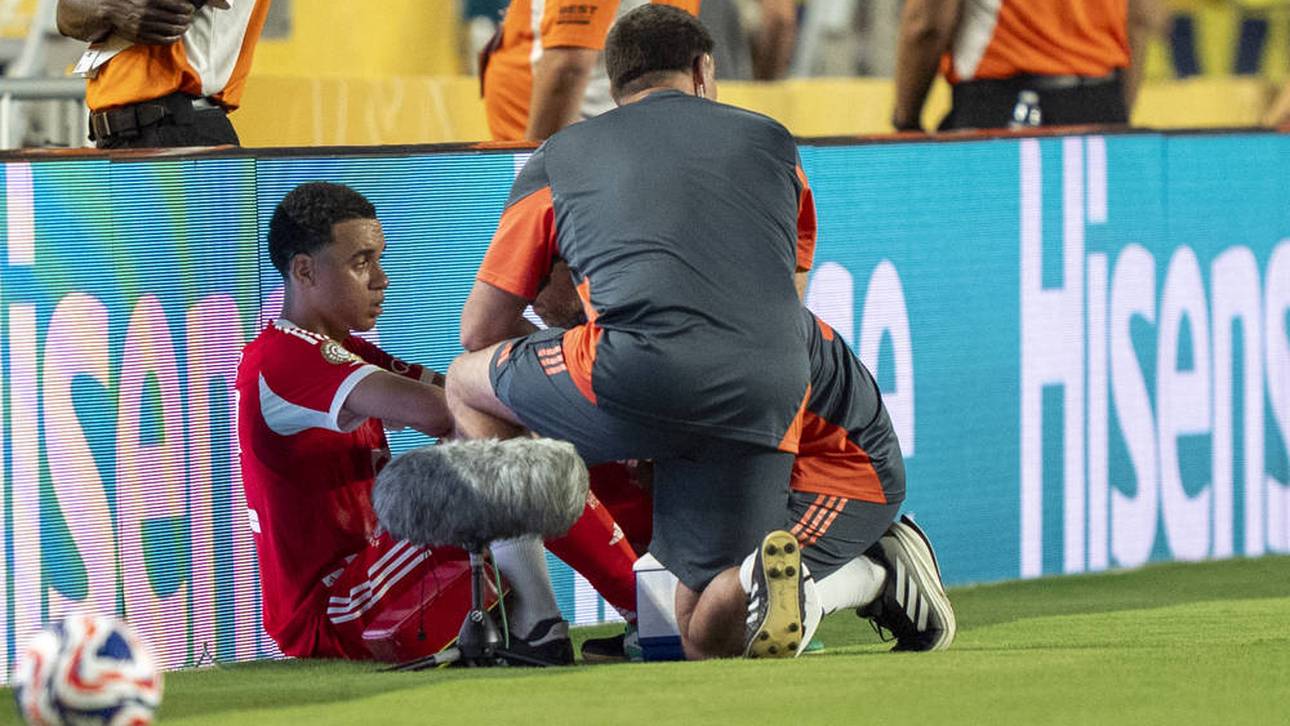 Jamal Musiala musste gegen Boca angeschlagen ausgewechselt werden