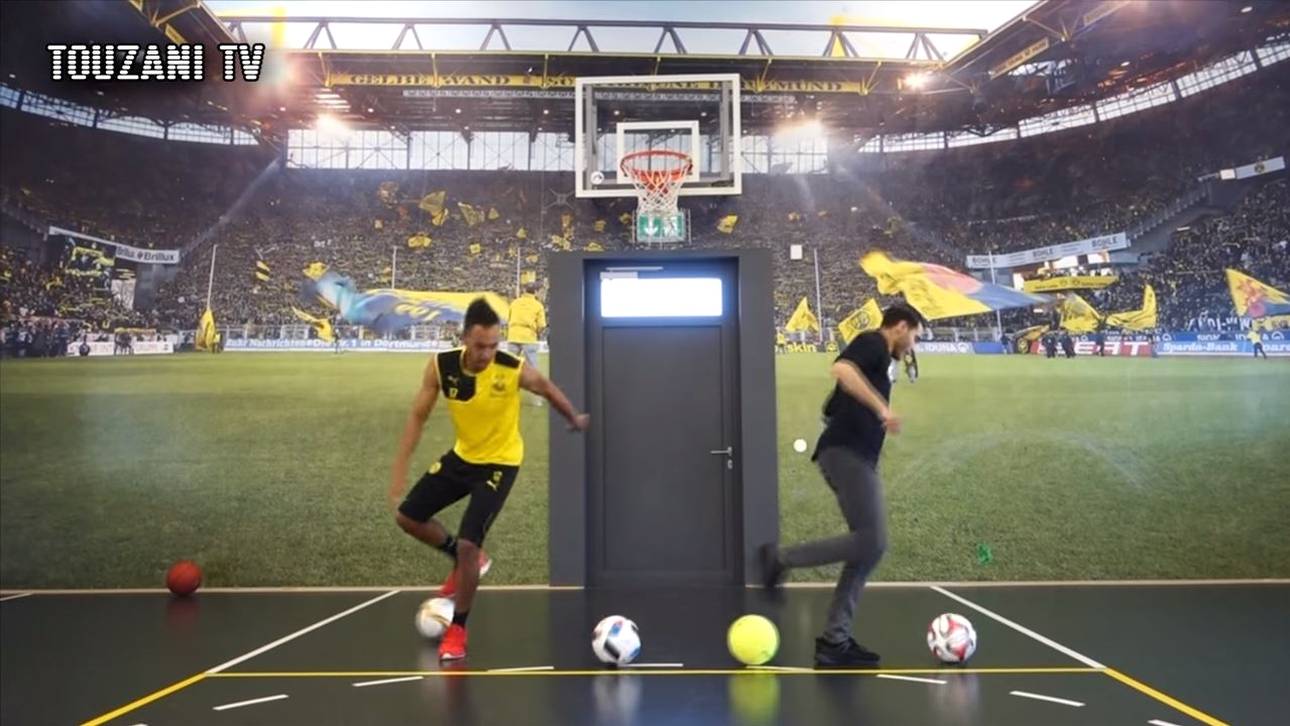 Aubameyang glänzt im Freestyle-Duell