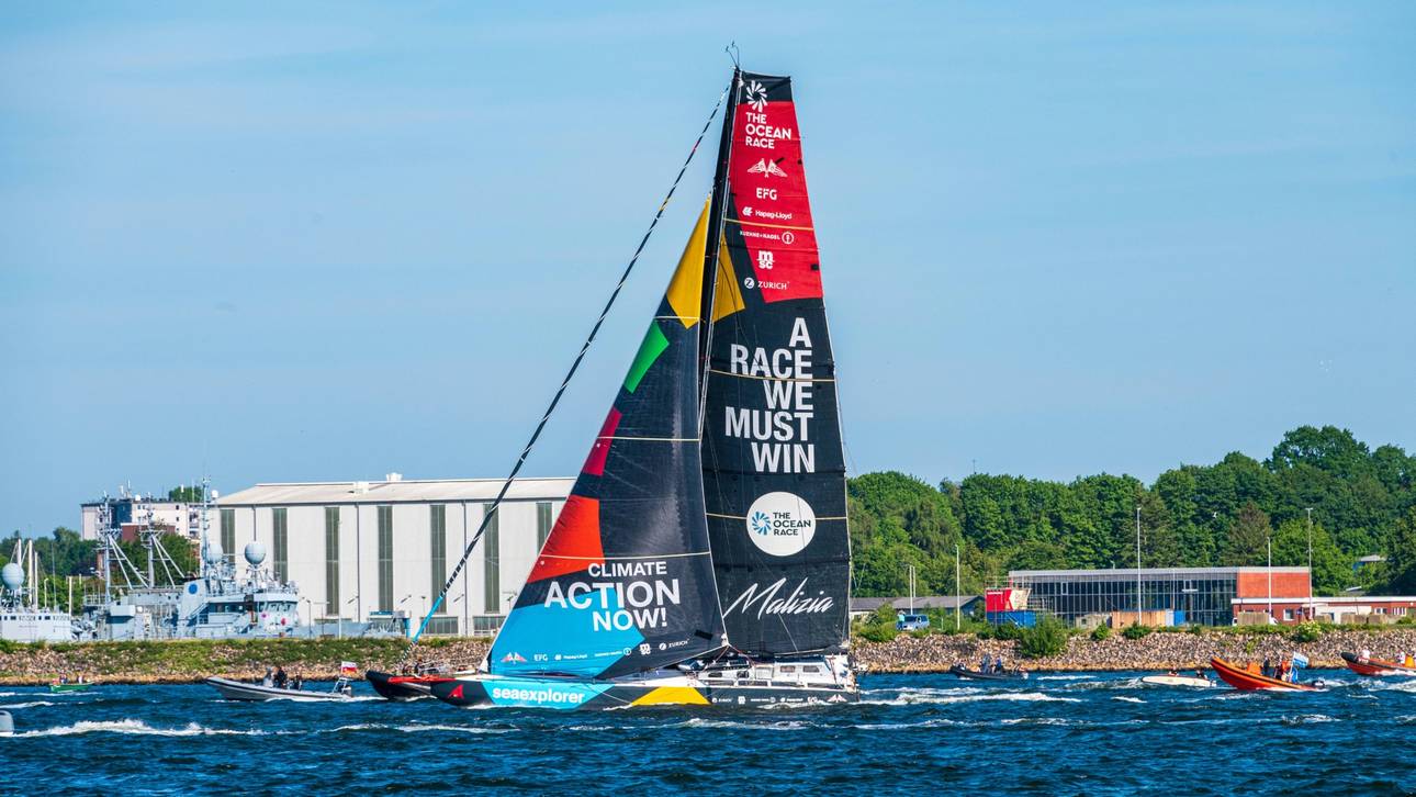 Besonderer Moment bei Ocean Race