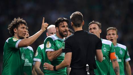 Werder Bremen fühlte sich im Halbfinale des DFB-Pokals gegen den FC Bayern ungerecht behandelt