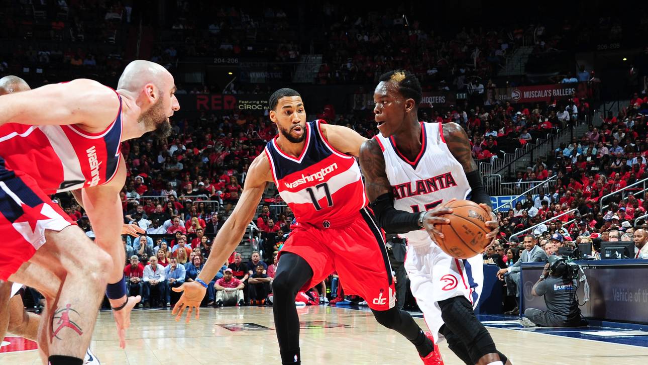 Hawks gleichen Wizards-Serie aus