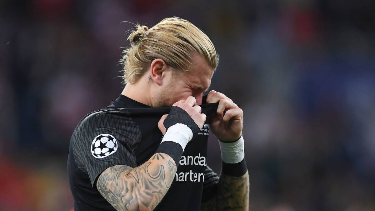 Loris Karius weint nach der Niederlage im Finale der Champions League 2018