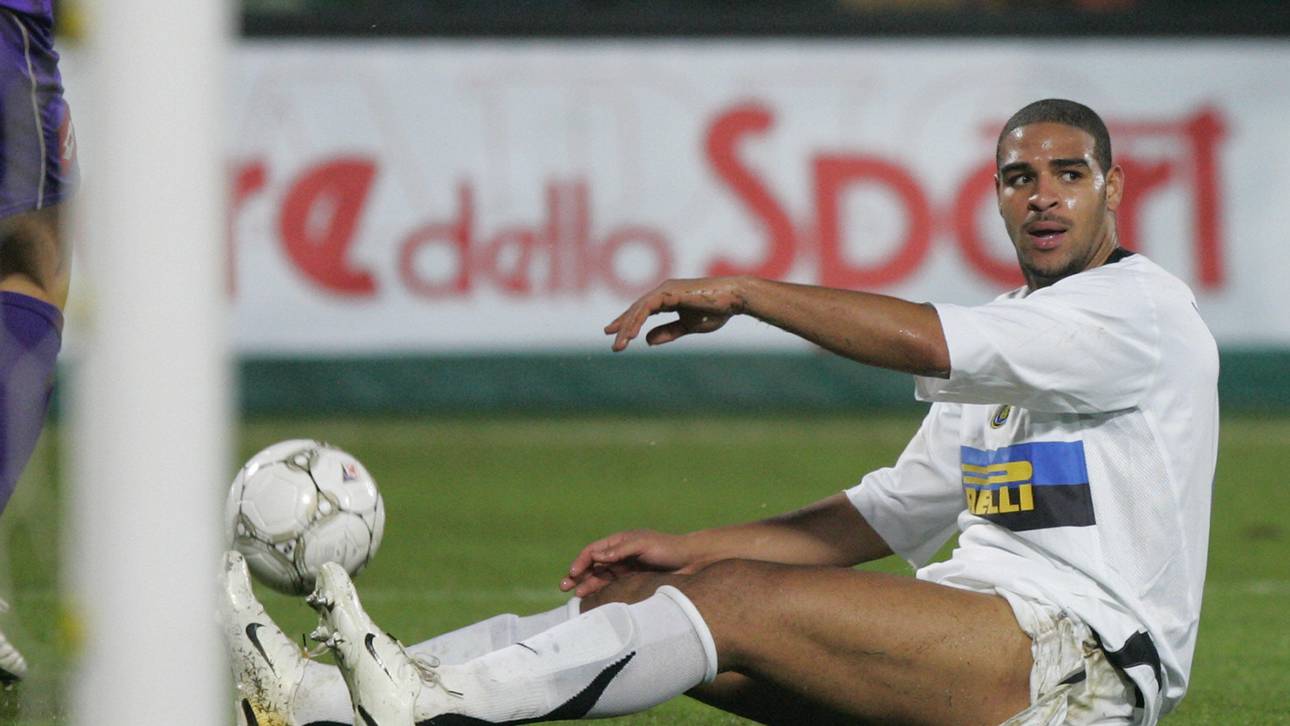 Inter Milan's forward Adriano of Brazil