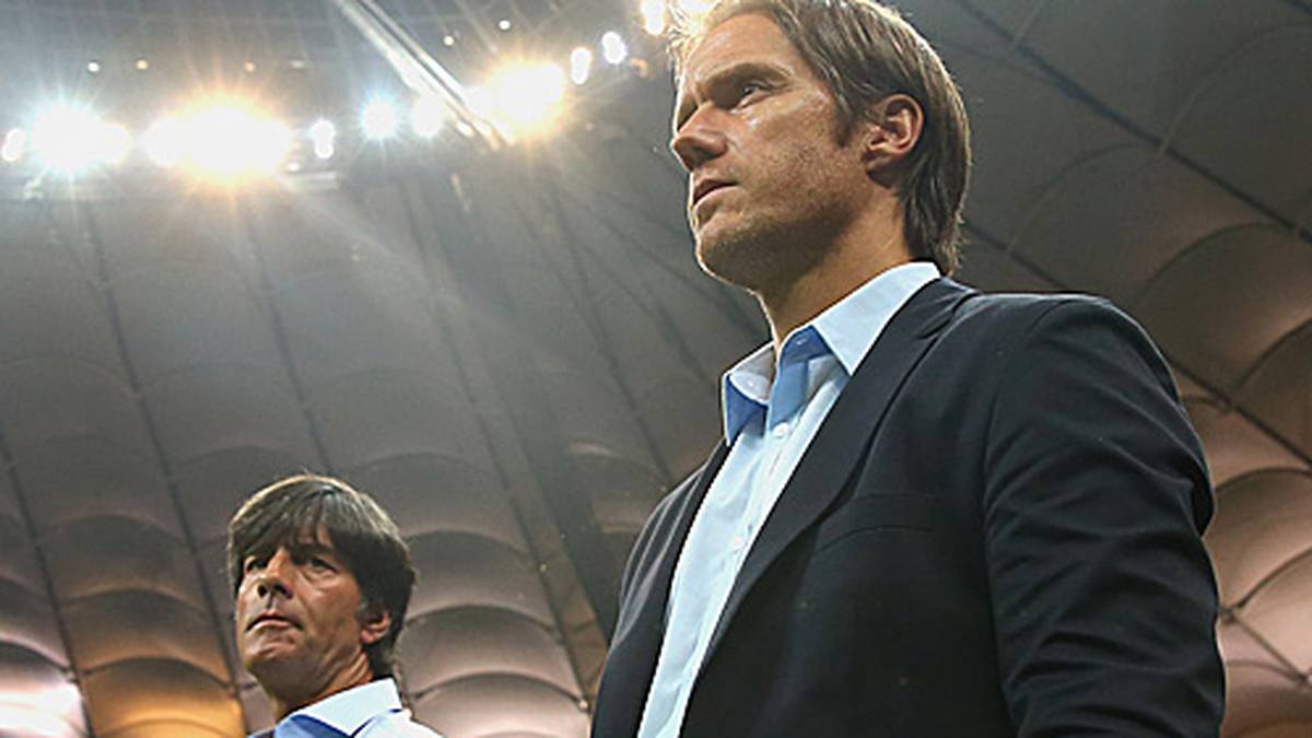 Dabei erstmals an Löws Seite: Der neue Co-Trainer Thomas Schneider, der den zum DFB-Sportdirektor beförderten Hansi Flick ersetzt