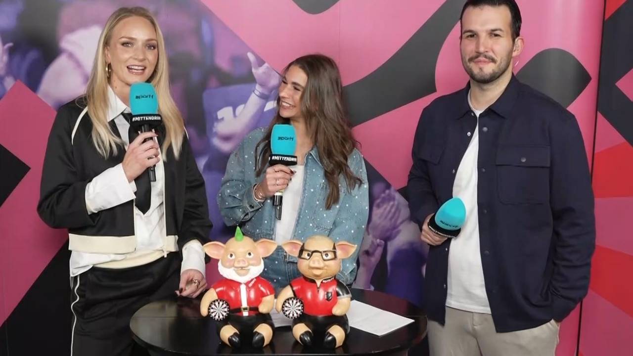 SPORT1-Comeback! Hier feiert Wosnitza ihre Darts-Rückkehr