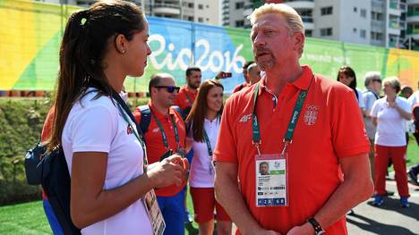 Boris Becker trifft Ana Ivanovic bei den Olympischen Spielen in Rio