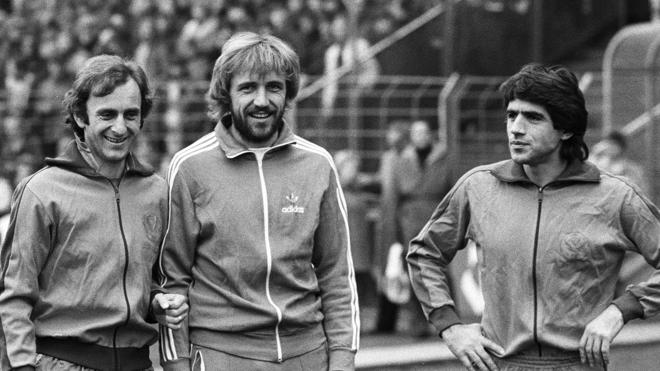 Dragoslav Stepanovic (M.) als Spieler bei Eintracht Frankfurt 1978