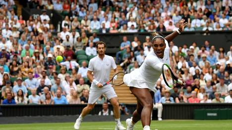 Wimbledon: Mixed-Doppel Serena Williams und Andy Murray gewinnen zweites Match