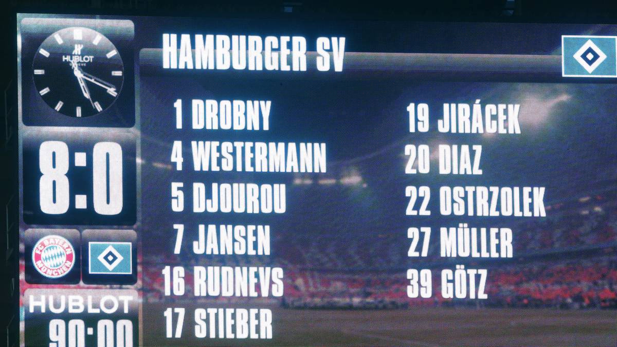 FC Bayern - Hamburger SV 8:0 (14. Februar 2015)