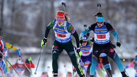 Weltmeisterin Denise Herrmann führt die Frauen-Staffel bei der WM in Östersund an