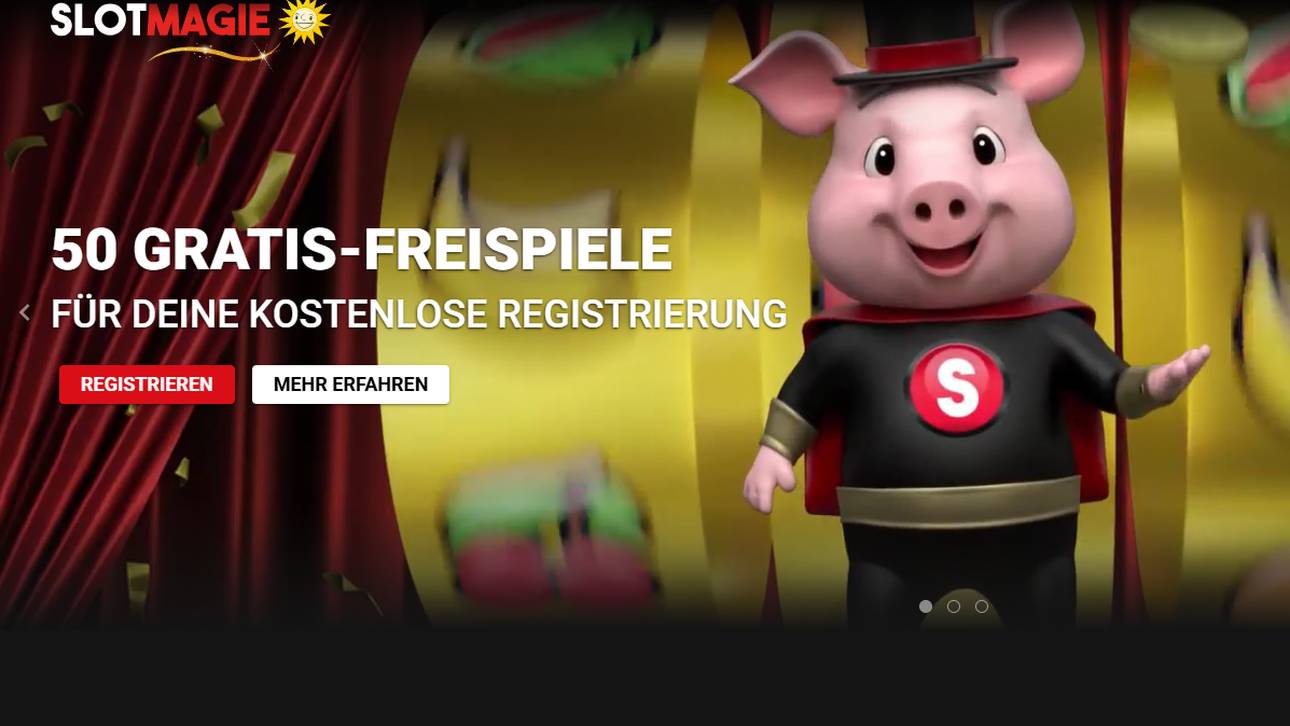 Slotmagie spendiert nach erfolgreicher Registrierung und Verifizierung 50 Freispiele ohne Einzahlung.
