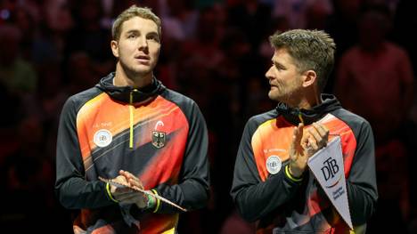 Jan-Lennard Struff (l.) und Michael Kohlmann